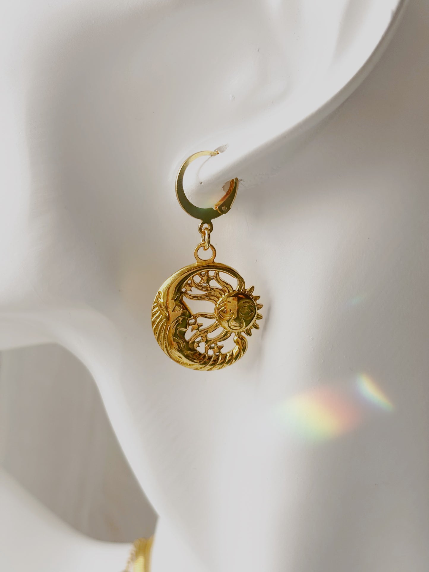 Ocean inspired tarnish free earrings silver or gold