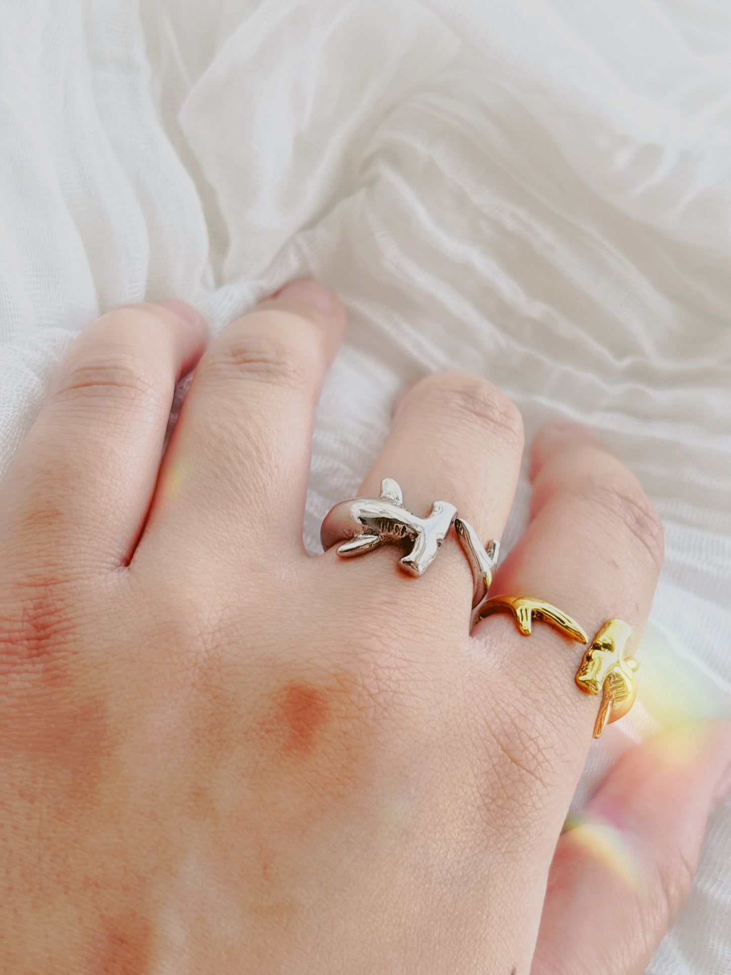 Hammerhead shark ring