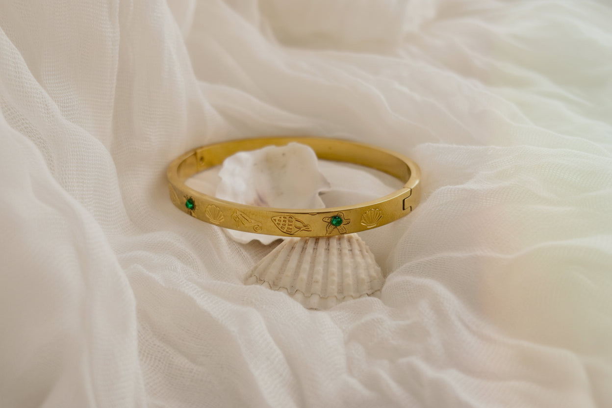 Custom ocean inspired bangles