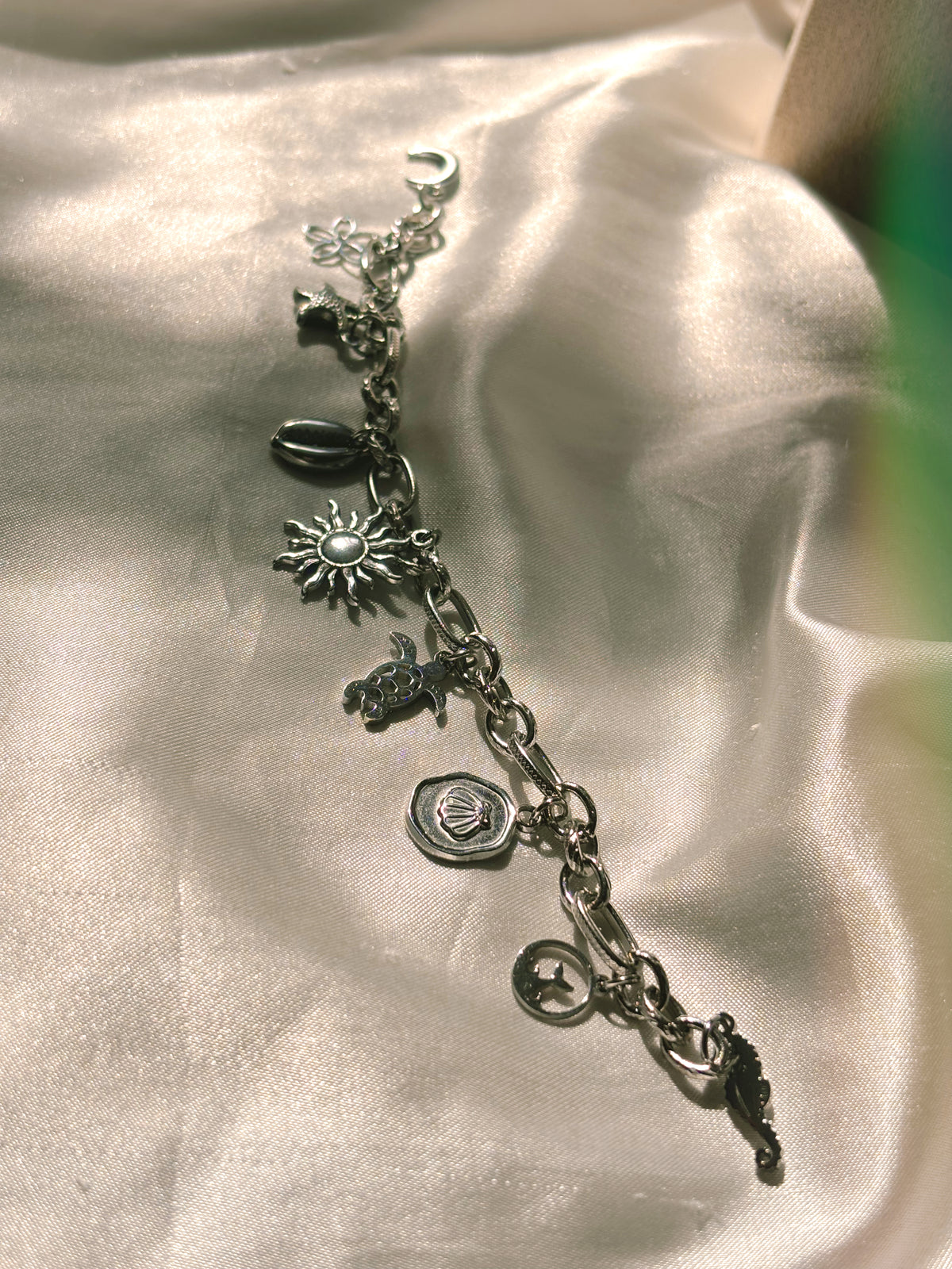 Costal charm bracelet | tarnish free | waterproof | gold & silver