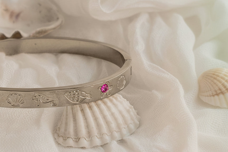 Custom ocean inspired bangles