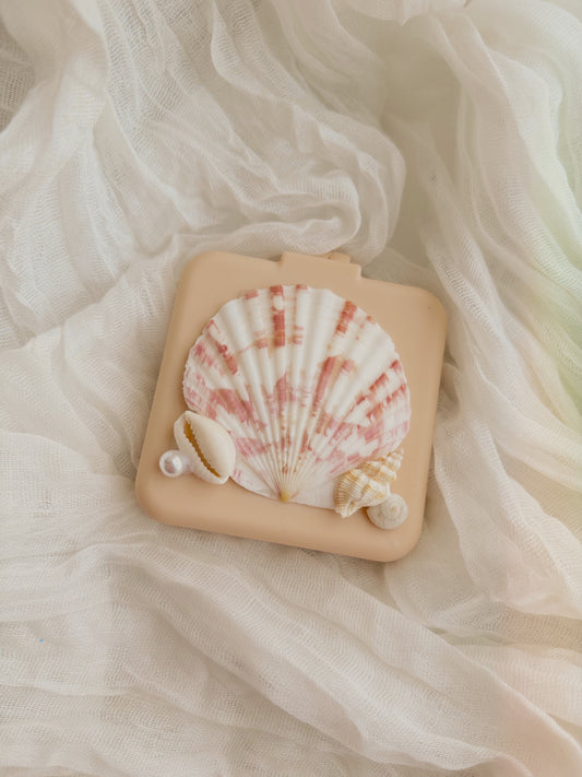 Pocket mirror and brush