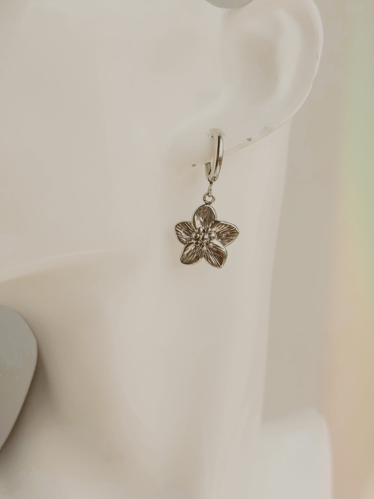 Tropical flower earrings