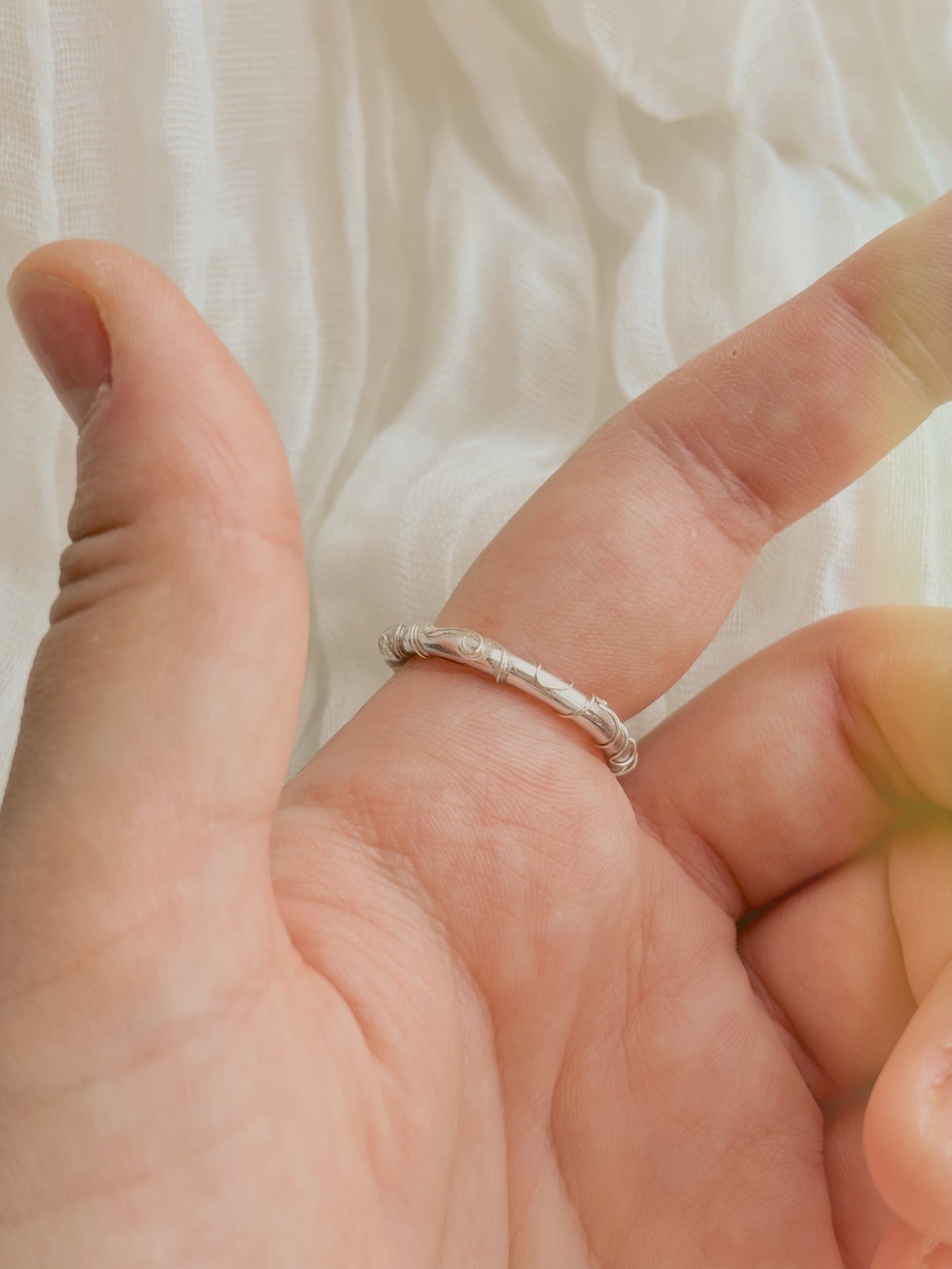 Handmade wire wrapped ring