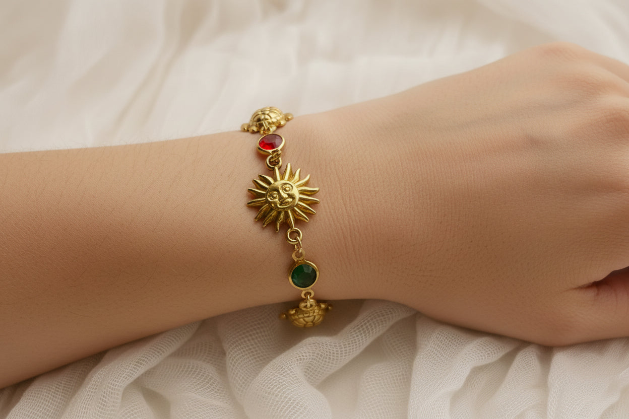 Custom charm bracelet- waterproof - multicoloured - handmade