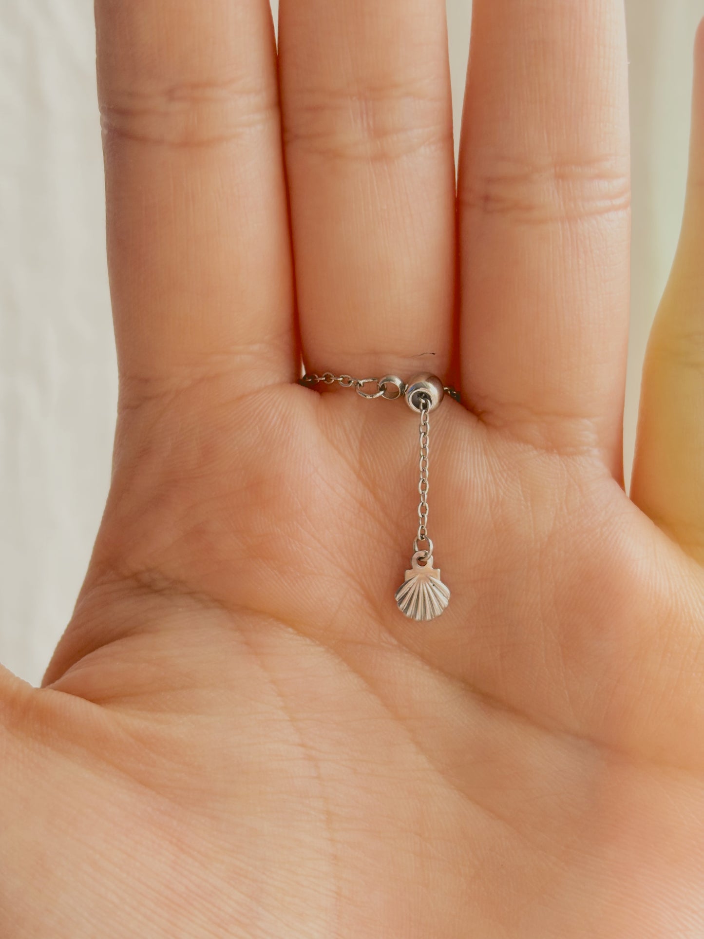 Fresh water pearl & gem stone custom chain ring