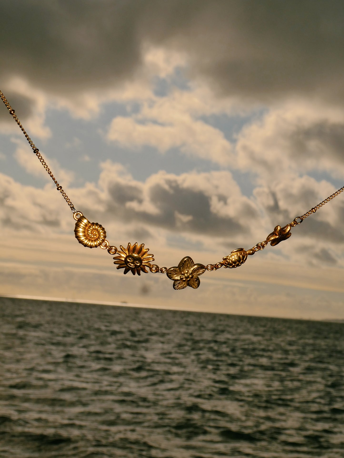 Costal Necklace | handmade | tarnish free | waterproof | gold or silver