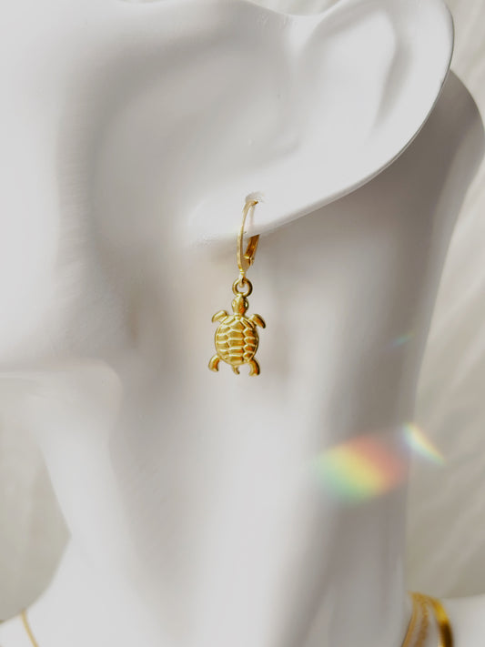 Ocean inspired tarnish free earrings silver or gold