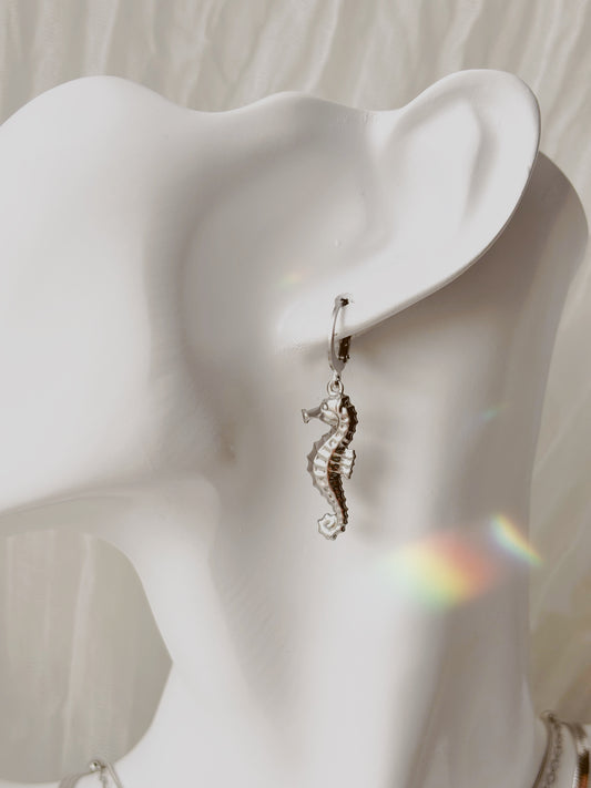 Ocean inspired tarnish free earrings silver or gold